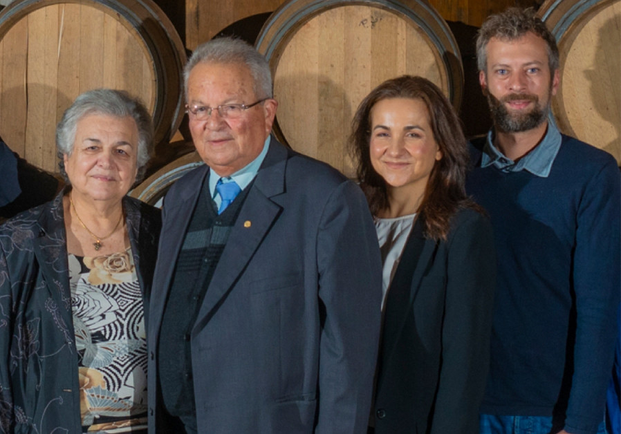 ANTHONY AND Olivia Haggipavlu (second from left and second from right, respectively), (ETKO), the fifth and sixth generation of Cyprus’ oldest winemaking family. (Credit: Courtesy)