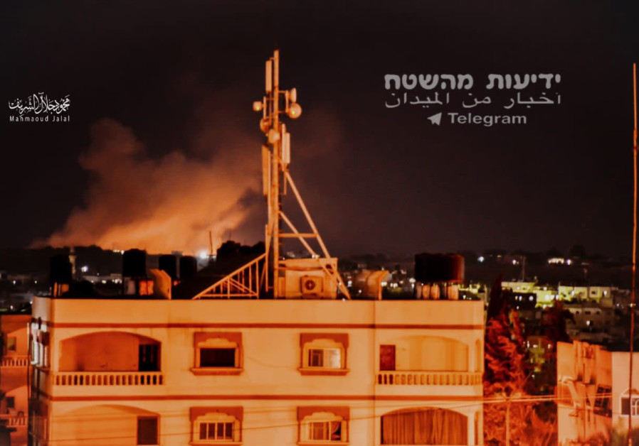 Les attaques des FDI dans le nord de la bande de Gaza 11 septembre 2019