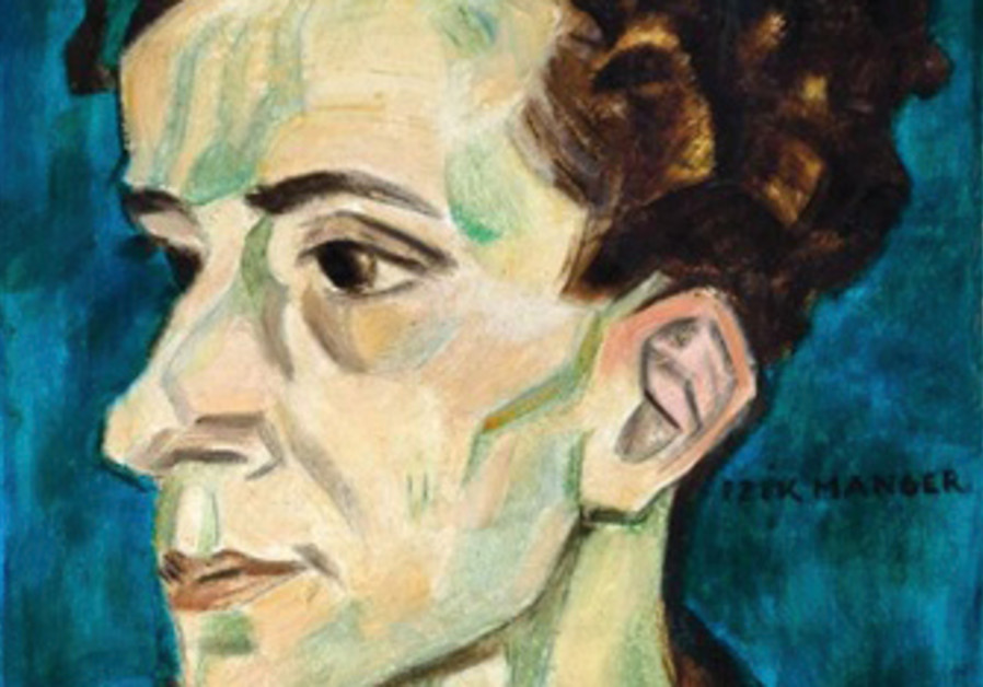  A portrait of Itzig Manger by Arthur Kolnik