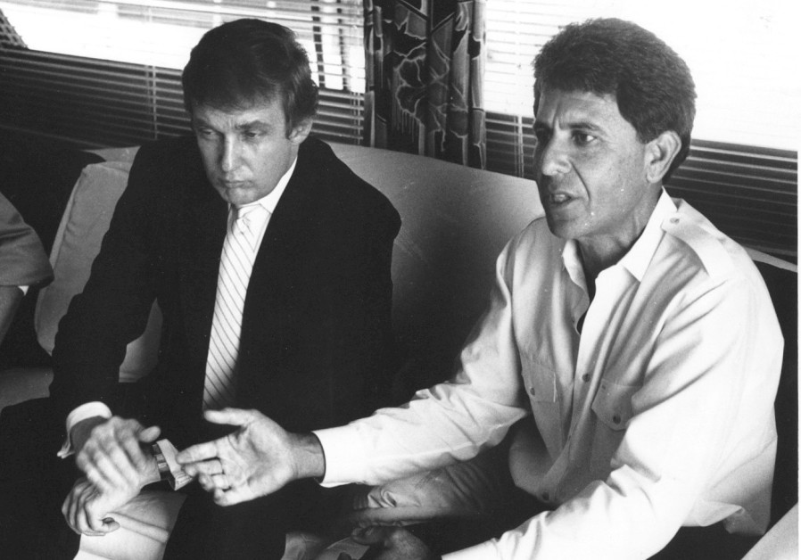 Gene drives a hard bargain with Donald Trump (Photo: courtesy Gene Epstein)
