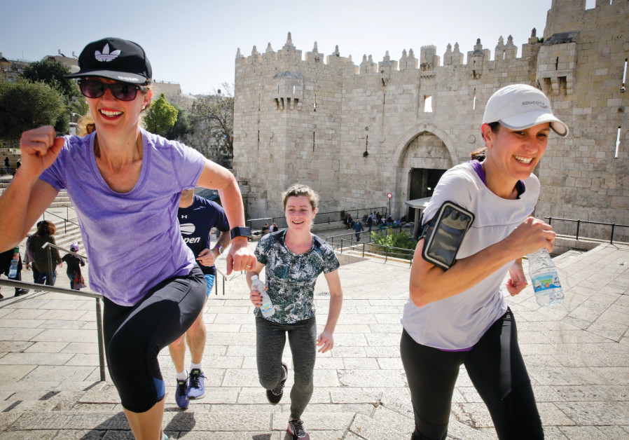 YAEL GOODMAN’S RUN_JLM offers interesting information about the city’s landmarks and a chance to keep fit. (Credit: Yonit Schiller)