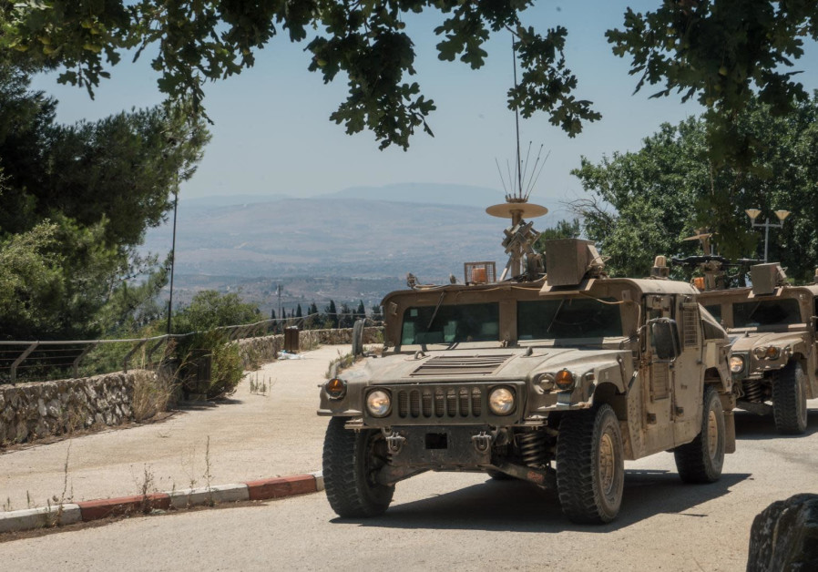 IDF prepares for possible Hezbollah attack in northern Israel, July 2020 (Credit: IDF Spokesperson's Unit)