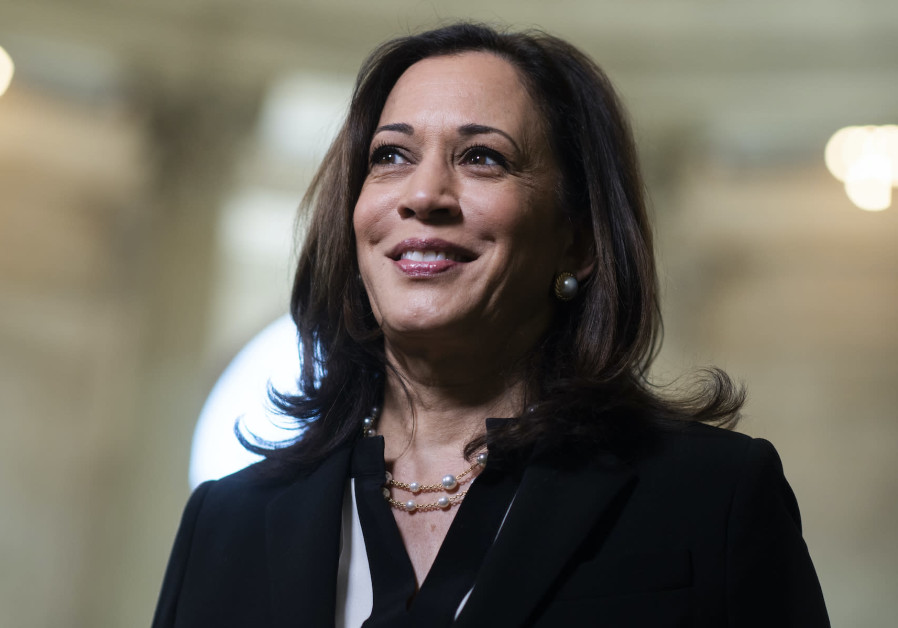 Sen. Kamala Harris in the Russell Senate Office Building, June 24, 2020. (Tom Williams/CQ Roll Call/Getty Images)