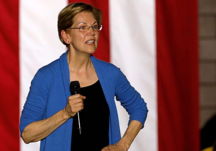 Sen. Elizabeth Warren speaks at a presidential campaign rally in Detroit, March 3, 2020. (Jeff Kowalsky/AFP via Getty Images)