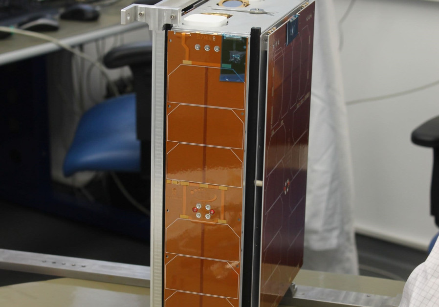 The unique mission receiver for miniature satellites. (Photo: Sharon Tzur, Technion Spokeswoman)