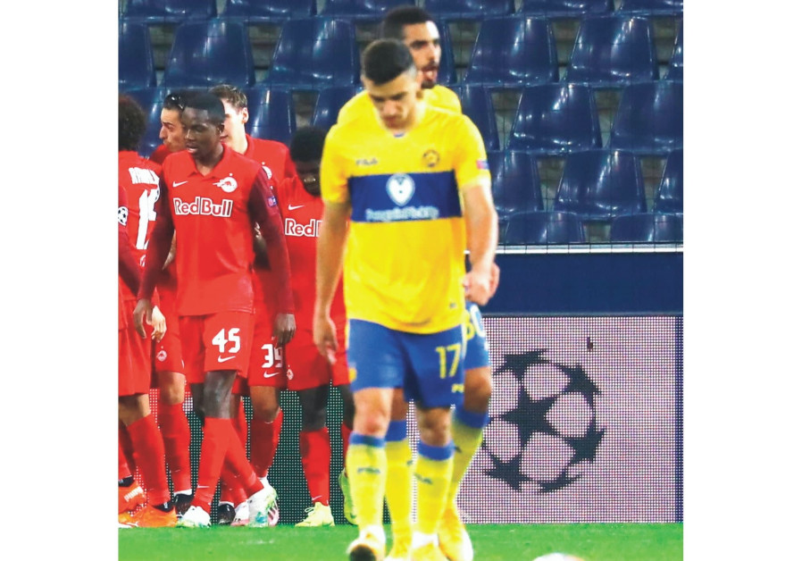 Maccabi Tel Aviv’s players are upset that they didn’t make the Champions League (Reuters)