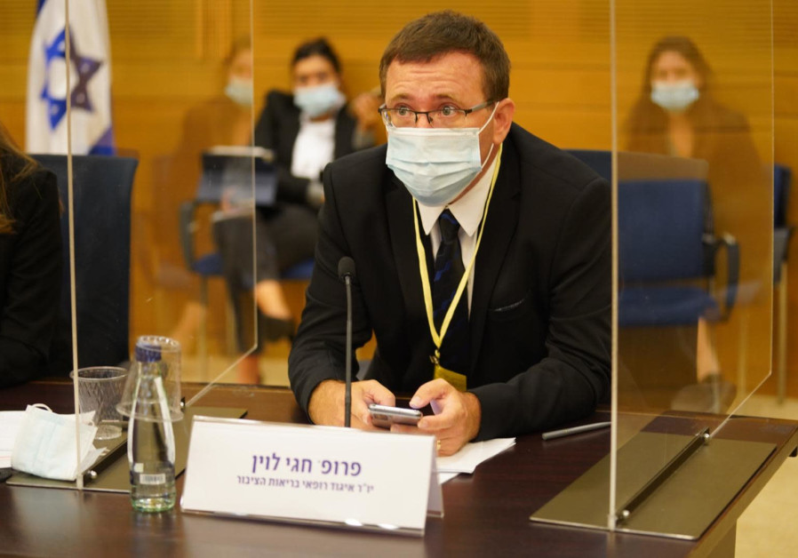 Chairman of the Israeli Association of Public Health Physicians Prof. Hagai Levine (Credit: Knesset Spokesperson's Office/Shmulik Grossman)