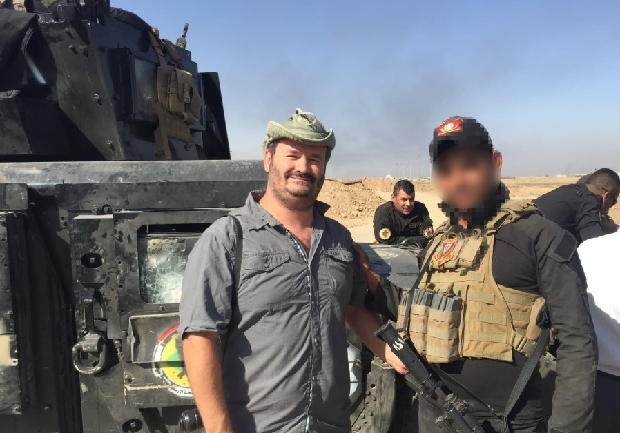 The writer during the battle for Mosul, Iraq (Credit: Seth J. Frantzman)