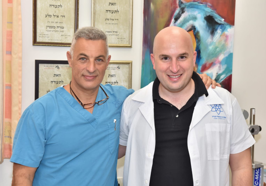 Dr. Eyal Sela (left) and Dr. Amiel Dror (right). (Credit: Galilee Medical Center)