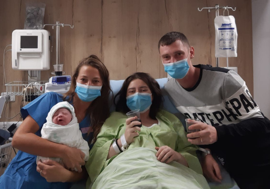 Irena and Dima Gorenstein's 2021 newborn (Credit: Yoseftal Medical Center)