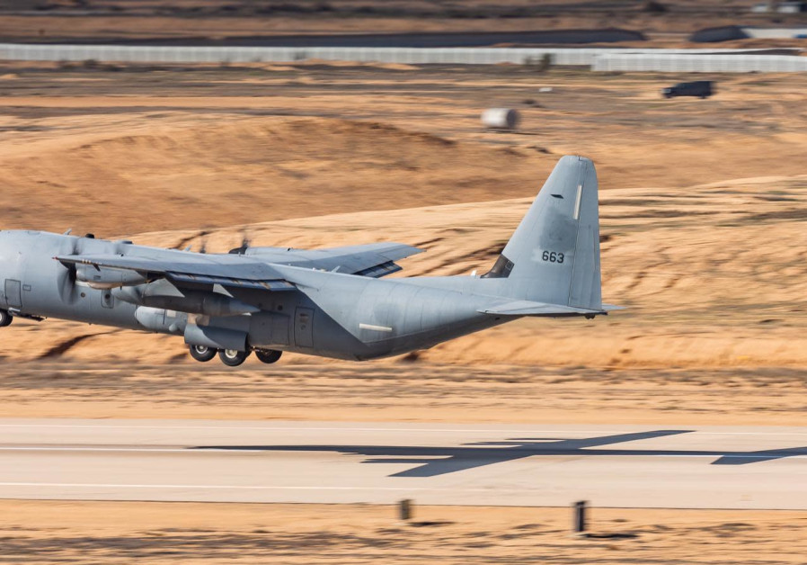 L'avion de l'IAF décolle au milieu de l'exercice Vered Hagalil.  (Crédit photo: Unité du porte-parole de Tsahal)
