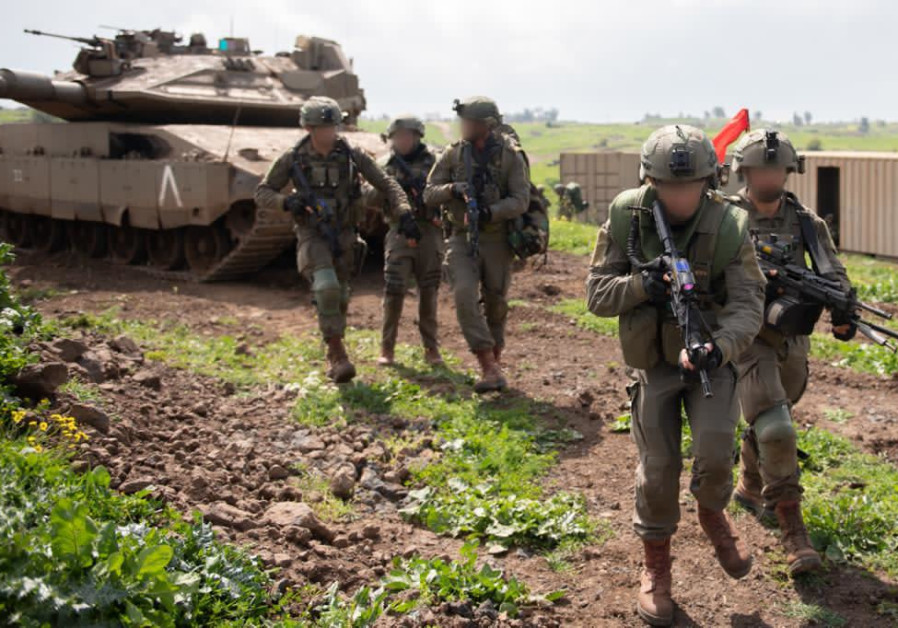 Israeli soldiers take part in drills as part of the “Tnufa” multi-year plan. (Photo credit: IDF Spokesperson's Unit)