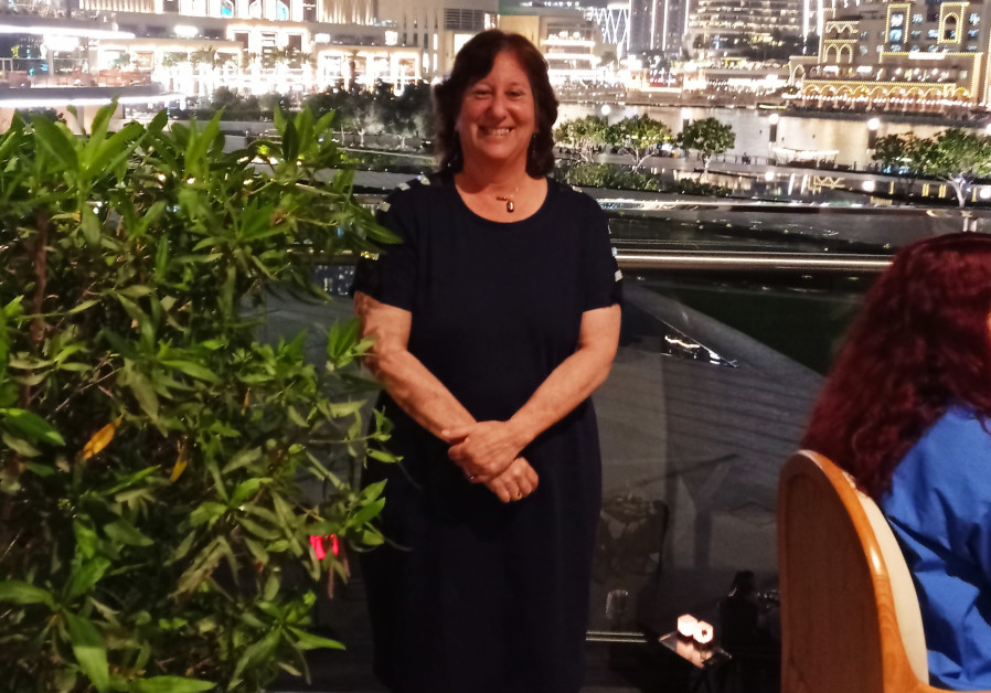 The writer, Linda Gradstein, in Dubai (Courtesy)