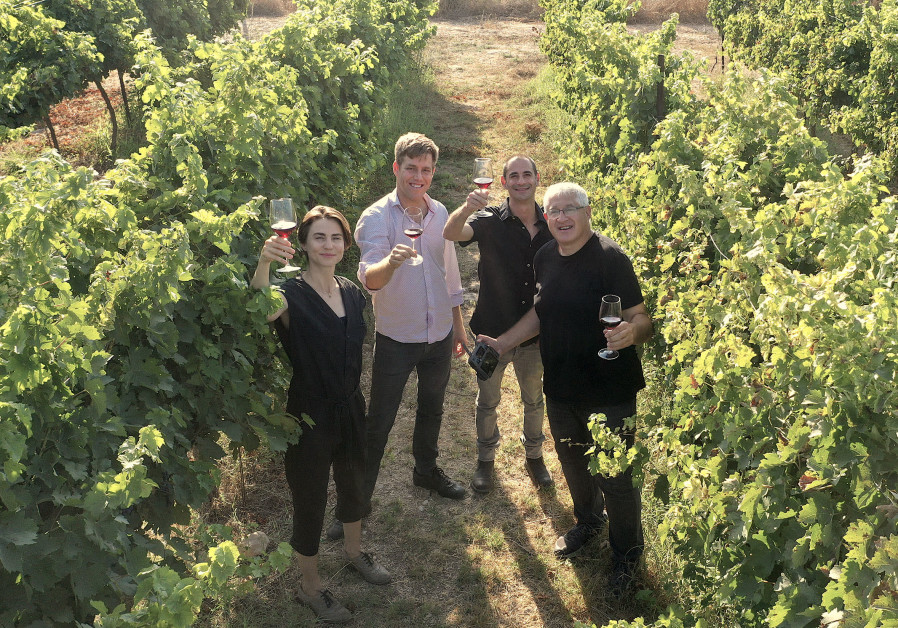 Los cuatro jinetes (de izquierda a derecha): Ronnie Sasloff, Guy Haran, Itamar Gore y David Silverman, autores del nuevo libro de vinos
