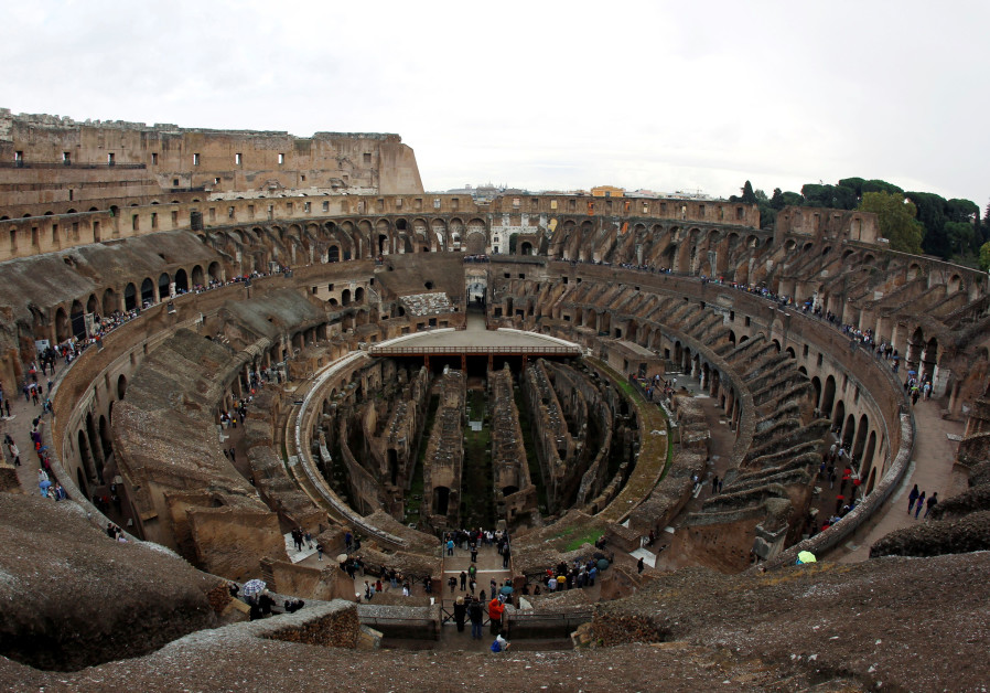 The Colosseum's floor was removed in the 19th century (REUTERS/Alessandro Bianchi/File Photo)
