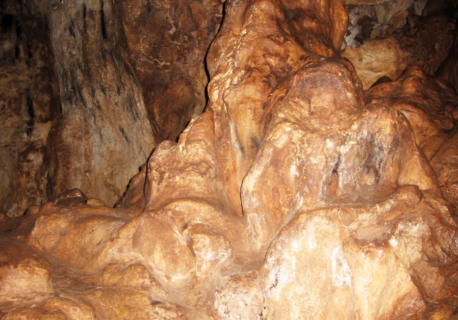 Inside the Namer Cave near Nahariya.(Credit: HADAR YAHAV)