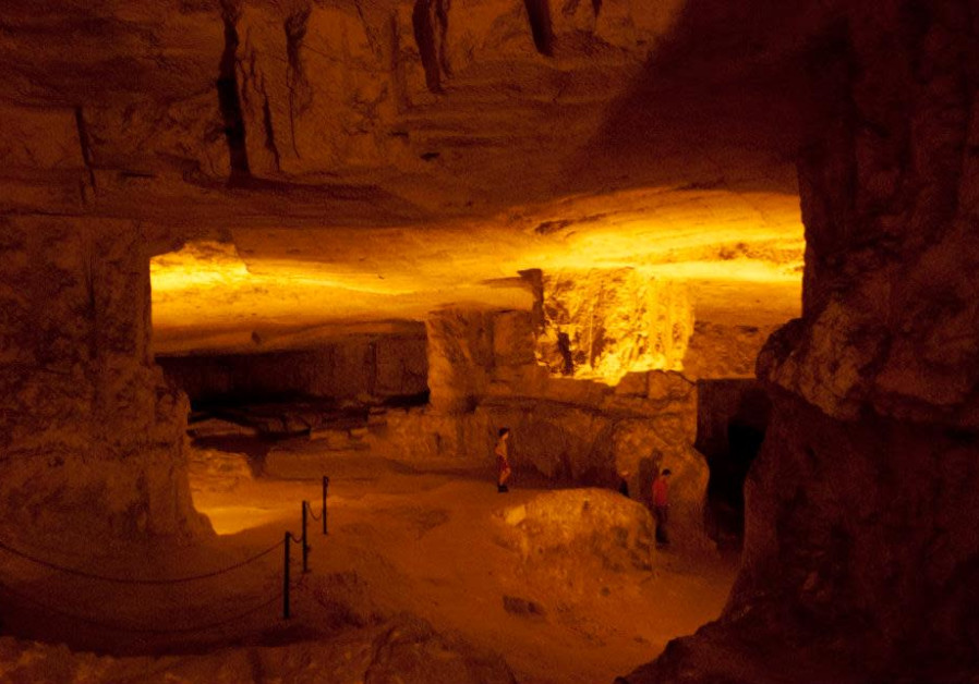 Zedekiah's Cave in the Old City of Jerusalem. (Credit: HADAR YAHAV)