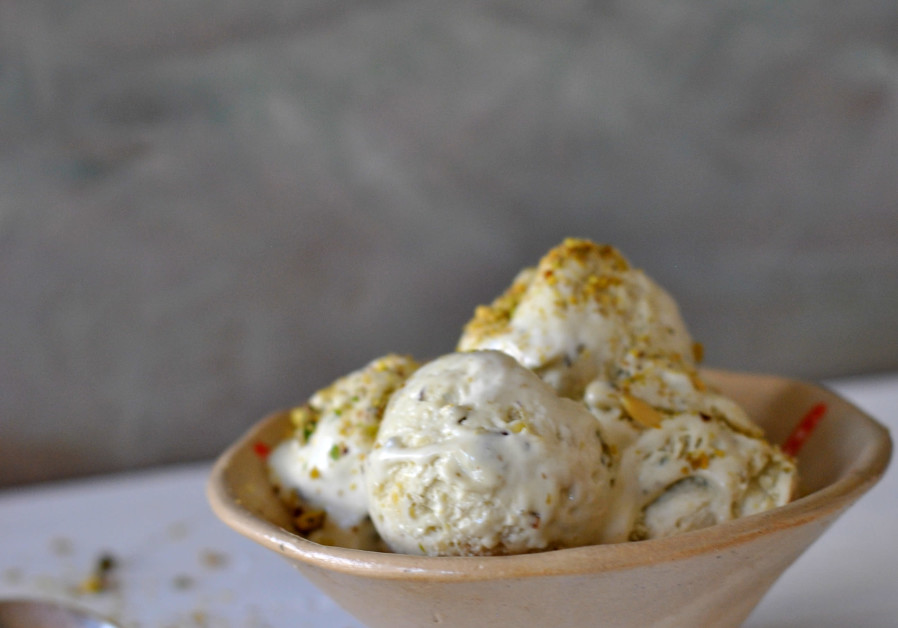 Pistachio ice cream. (Credit: PASCALE PEREZ-RUBIN)