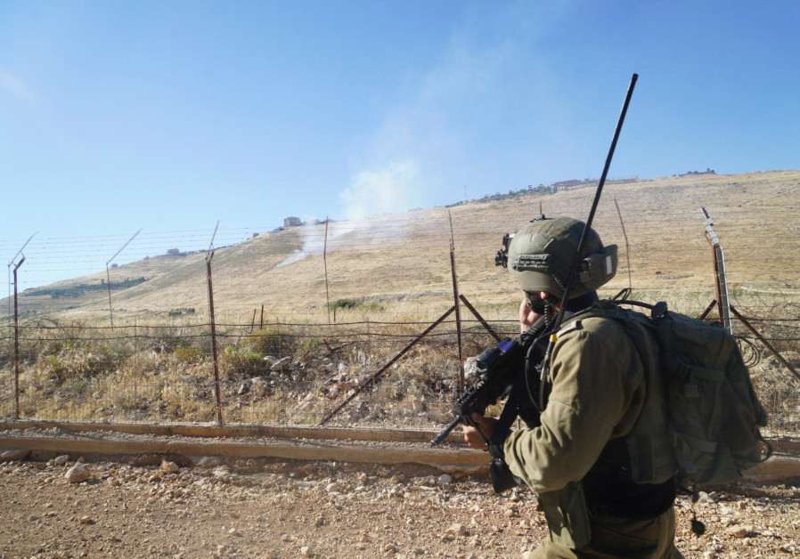 IDF along the northern border between Israel and Lebanon. (Credit: IDF SPOKESPERSON'S UNIT) 
