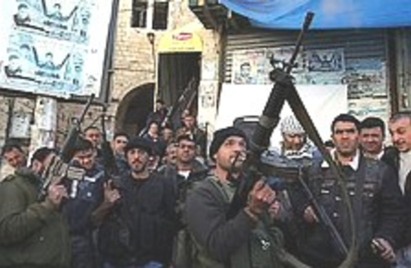 Fatah gunmen 298.88 (photo credit: AP)