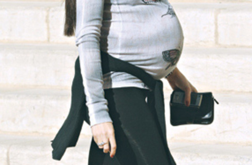 pregnant woman 311 (photo credit: Ariel Jerozolimski [illustrative])