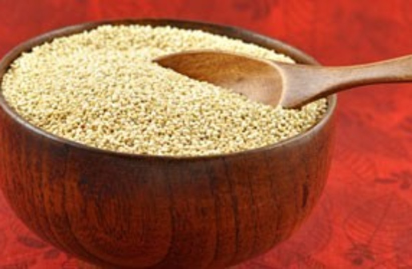 Quinoa (photo credit: www.gourmetcooking.com)