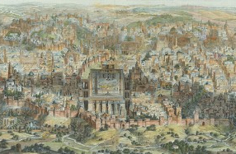 Ancient Jerusalem illustrative 311 (photo credit: maps-of-jerusalem.huji.ac.il)