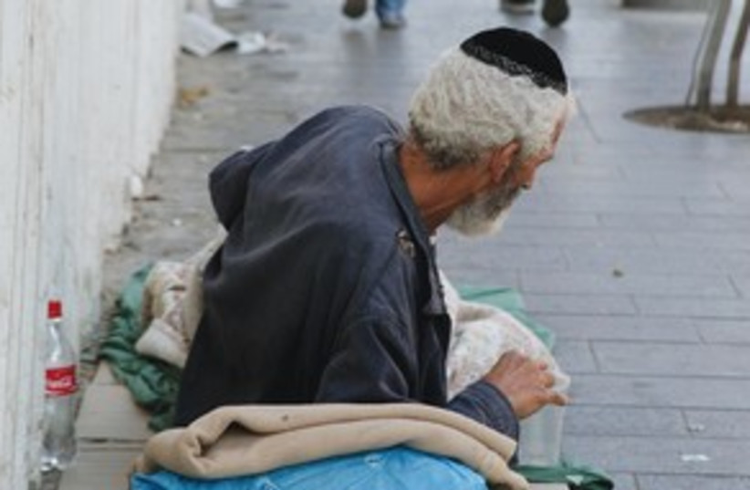homeless religious man 311 (photo credit: Marc Israel Sellem)
