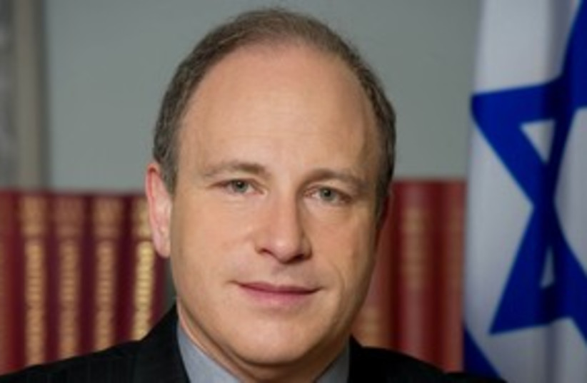 Israeli Ambassador to the UN Meron Reuben 311 (photo credit: Shahar Azran)