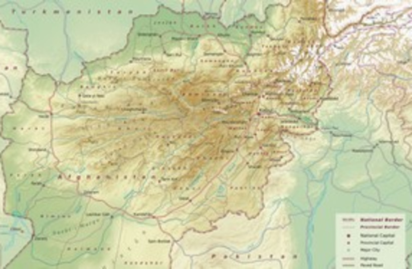 Map of Afghanistan 311 (photo credit: Courtesy)