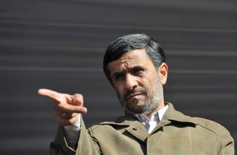 Ahmadinejad wants YOU 311 AP (photo credit: AP)