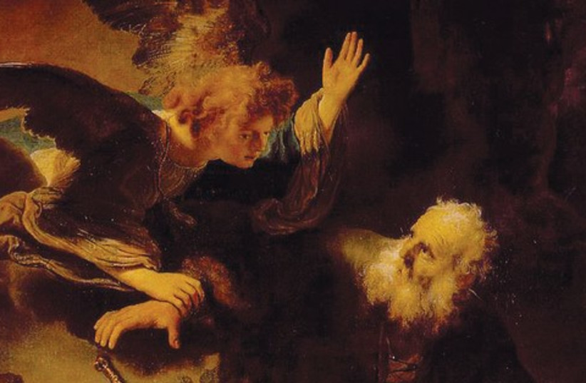 Rembrant's 'Abraham and Isaac' 521 (photo credit: Courtesy)