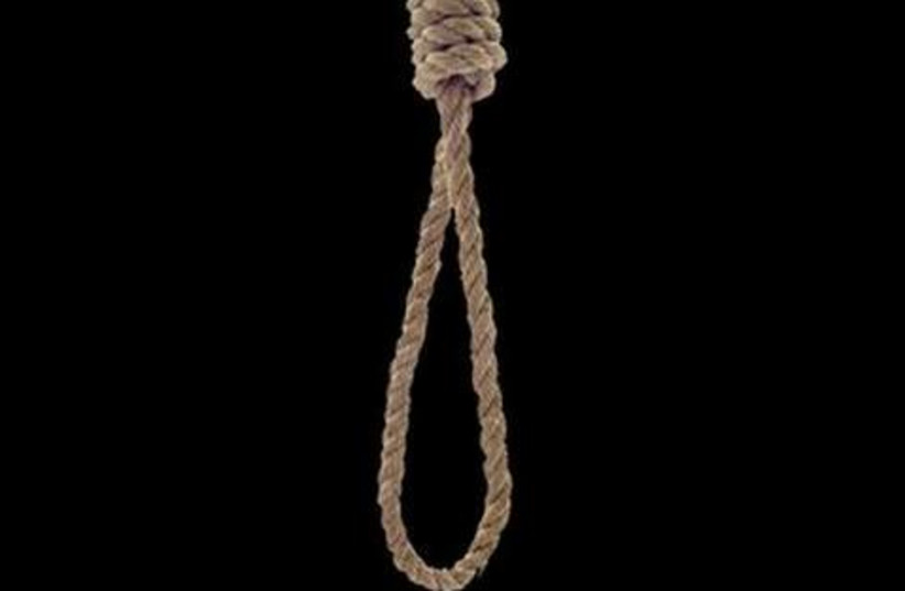 Noose rope hanging suicide 521 (photo credit: AP)