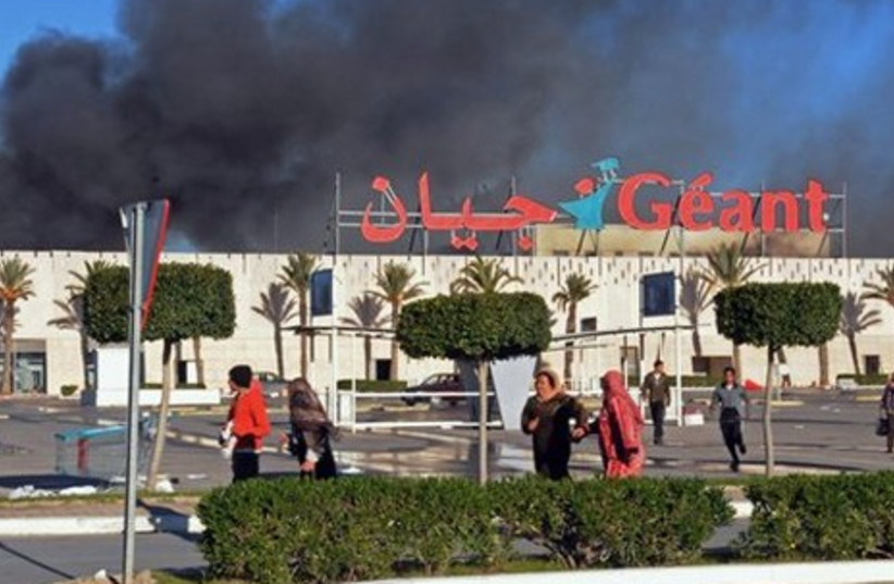 Tunisia riot.
