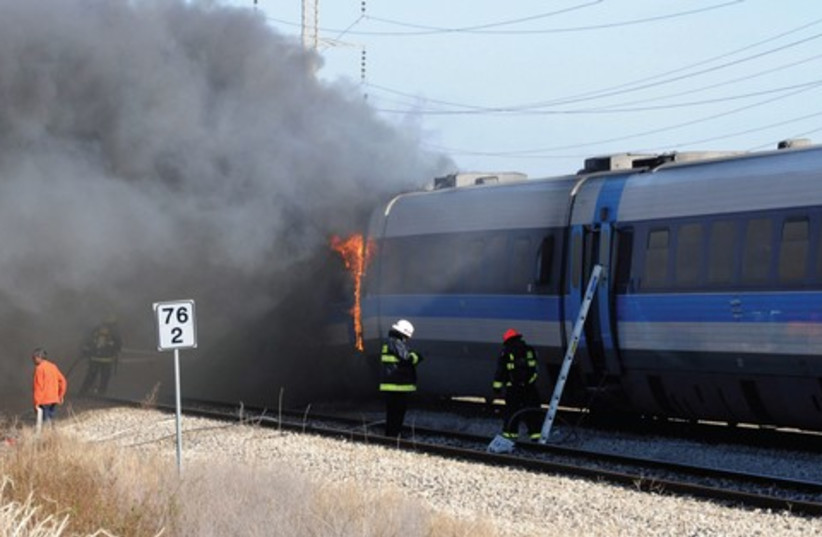 Train 521 (do not publish again) (photo credit: Flash 90)