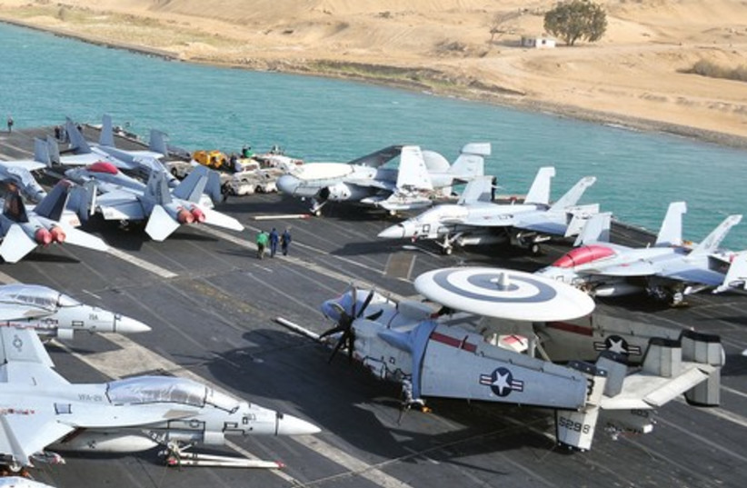 Aircraft carrier 521 (photo credit: Reuters)