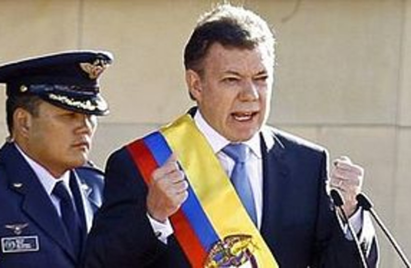 colombia president calderon 311 (photo credit: REUTERS)