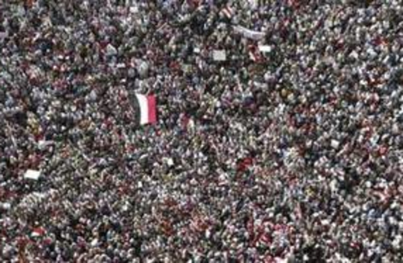 Protesters fill Egypt's Tahrir Square Cairo 311 (R) (photo credit: REUTERS/Mohamed Abd El-Ghany)