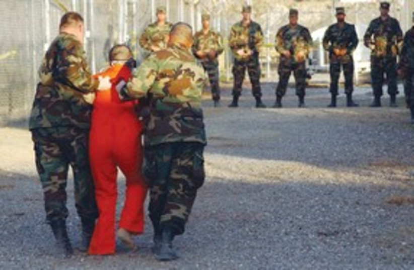 guantanamo detainee (illustrative)_311 reuters (photo credit: REUTERS)