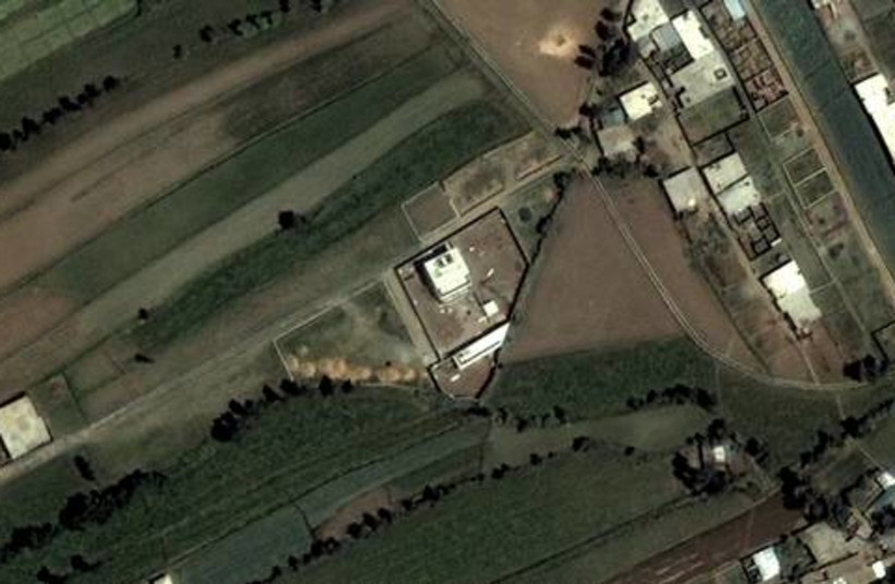 Air view of bin Laden compound 521 (photo credit: REUTERS/Ho New)