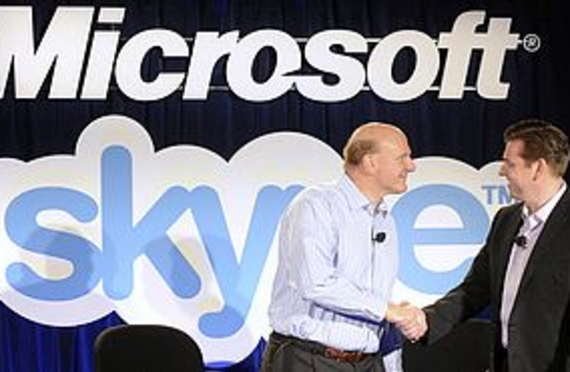 Microsoft Skype deal 311 (photo credit: REUTERS/Susana Bates)