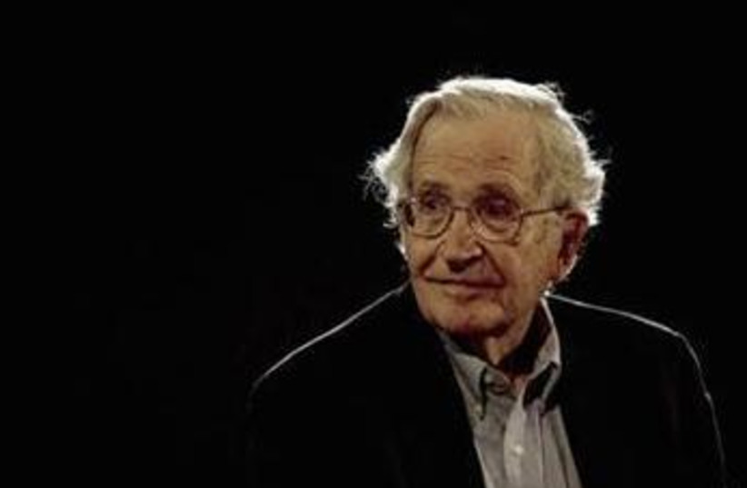 Noam Chomsky (photo credit: Reuters)