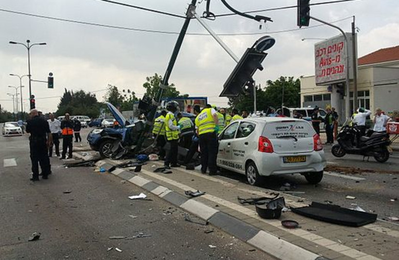 Road attack in south Tel Aviv on Nakba Day