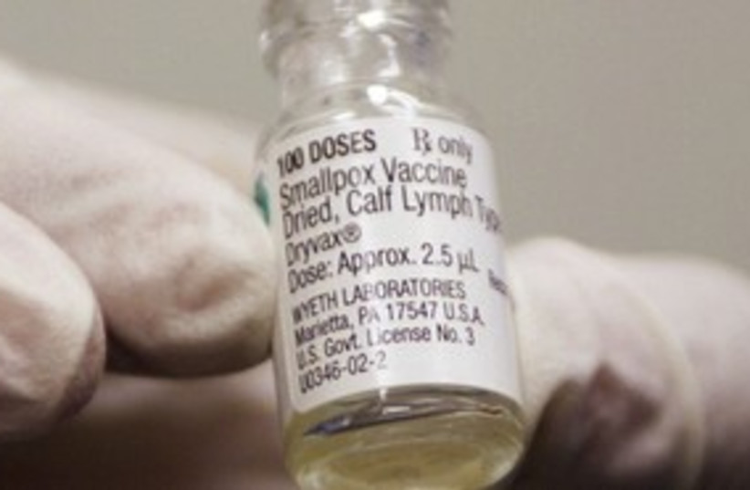 Smallpox vaccine 311 (photo credit: REUTERS)