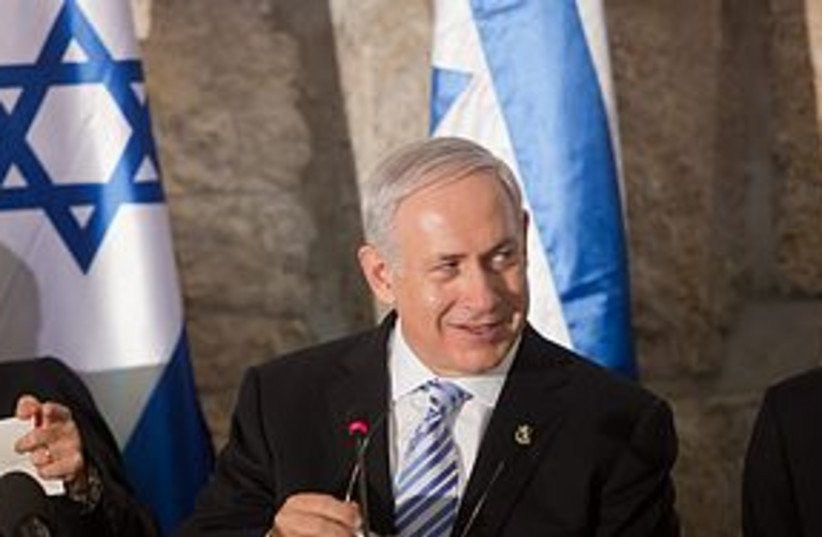 Netanyahu Jerusalem Day 311 (photo credit: Tal Cohen)