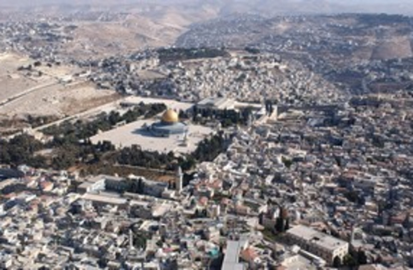 view of Jerusalem, Old City 311 (photo credit: Ariel Jerozolimski)