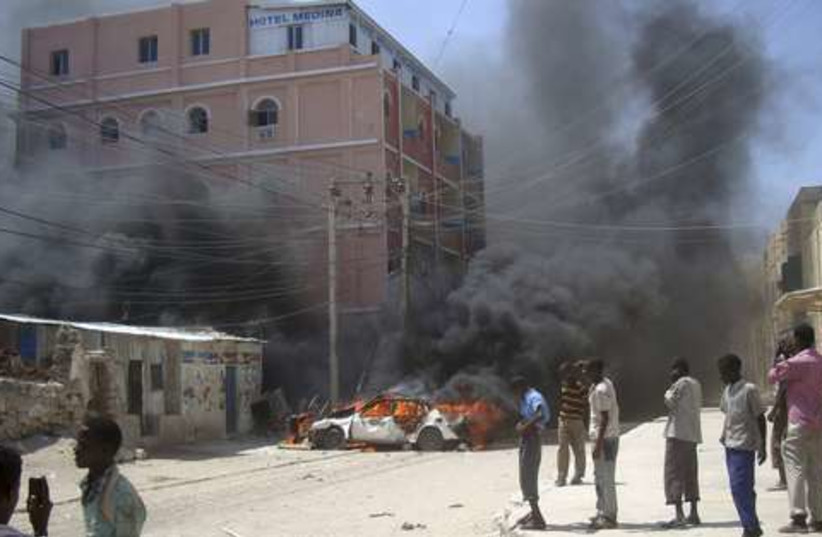 Mogadishu protests 521 (photo credit: REUTERS/Feisal Omar)