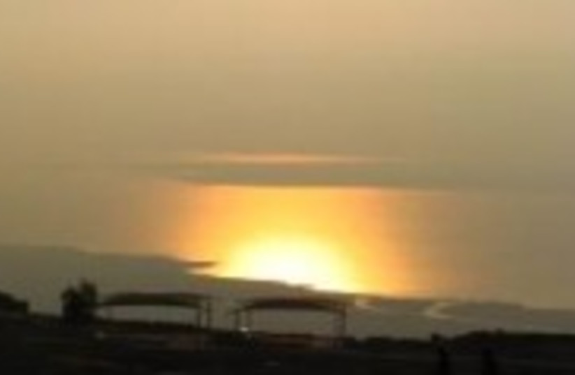 Sunrise from Masada 200 (photo credit: Joe Yudin)