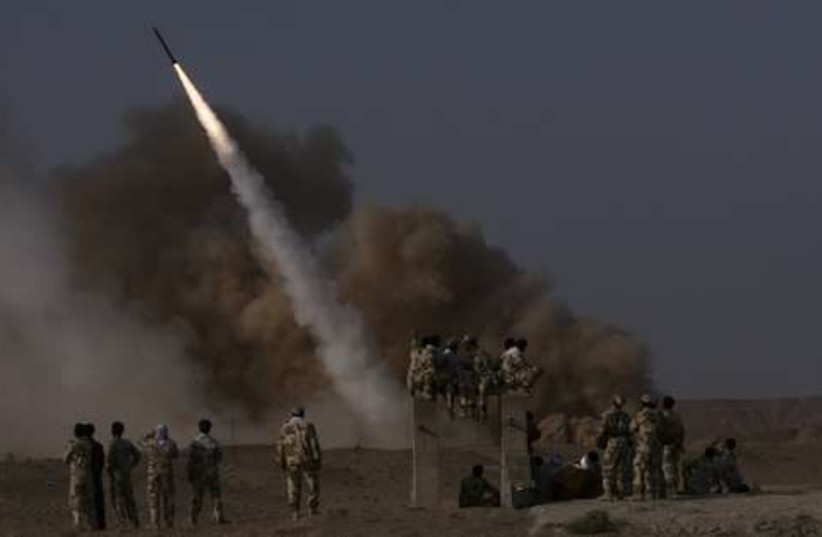 Iran missile launch 521 (photo credit: REUTERS/Stringer Iran)