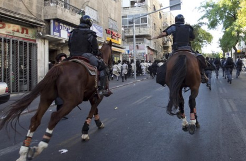 Haredim riot in Jerusalem